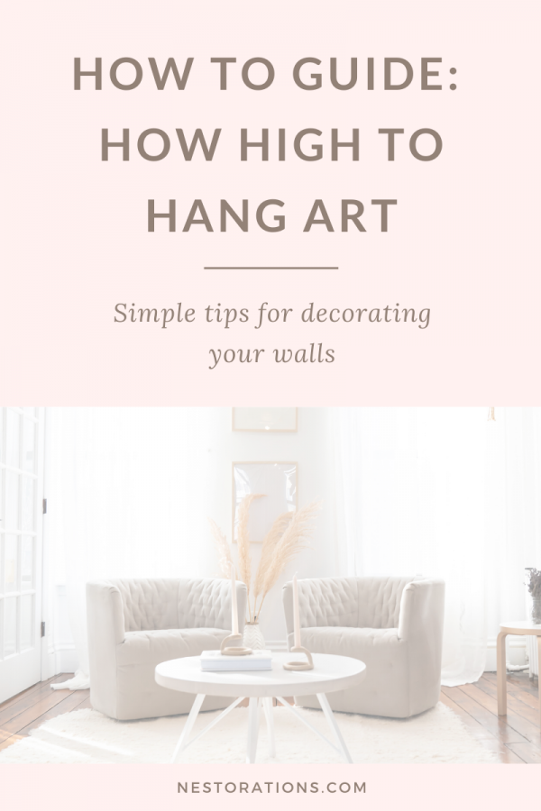 How high should you deals hang a picture