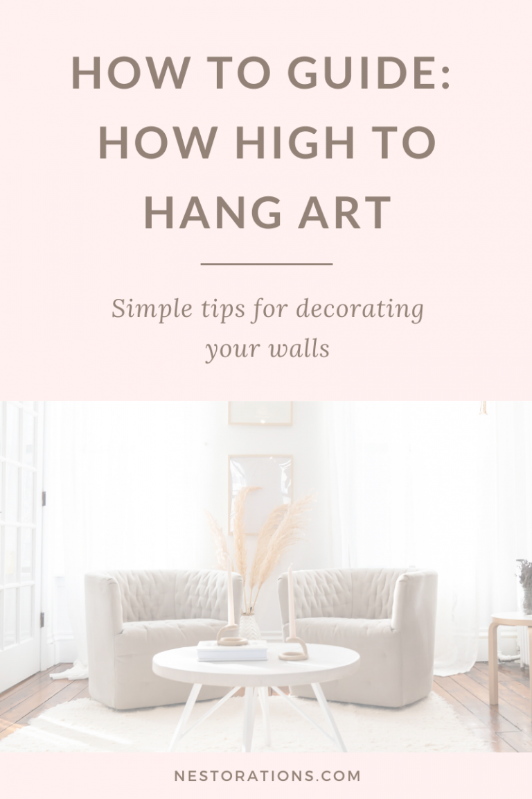 How High to Hang Art Nestorations How High to Hang Art