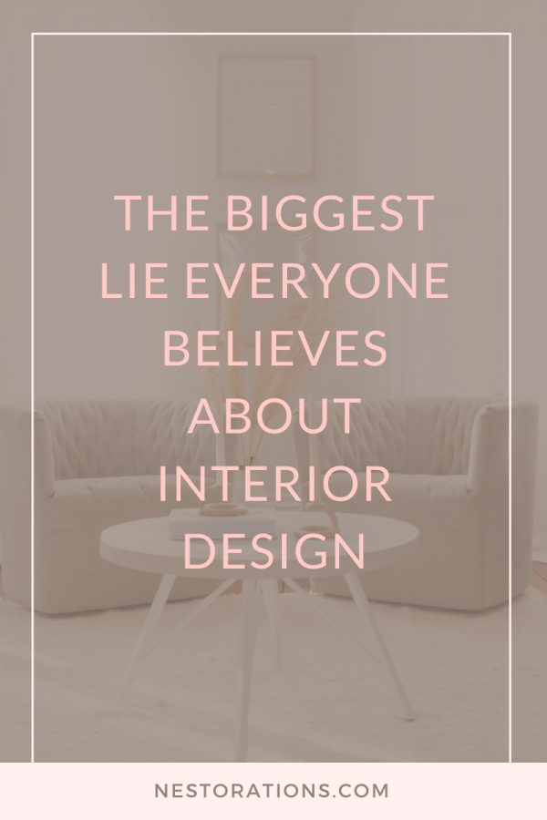 What do you think an interior designer does? Ask any designer and I'm sure they know someone who believes this common lie about interior design.