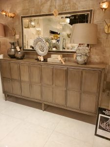 Currey and Company sideboard from Las Vegas Market