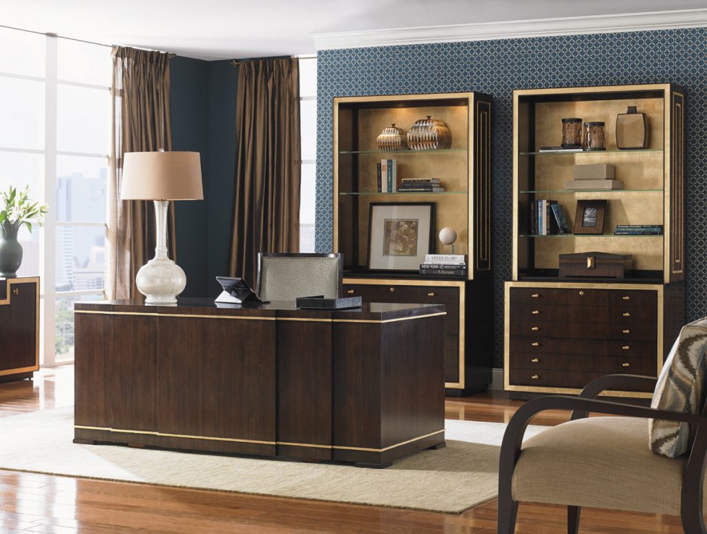 Room design-home office executive desk from Lexington Furniture