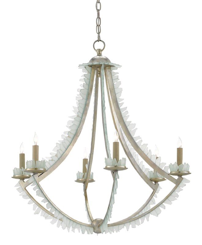 Currey and Company Saltwater chandelier