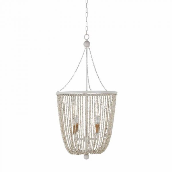 The Jennifer pendant from Gabby Home would look great as a pair in a coastal kitchen or dining area.