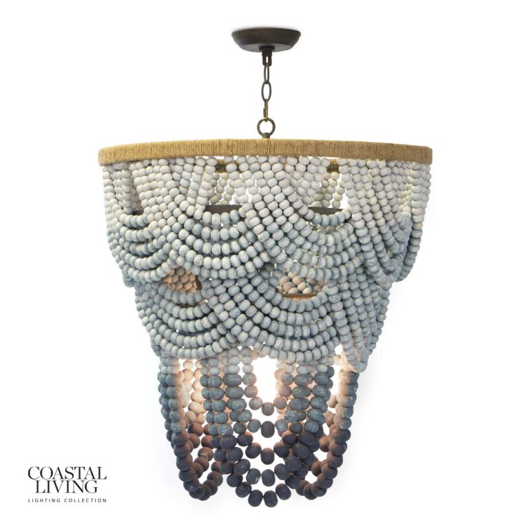 Regina Andrews Wood Ombre chandelier