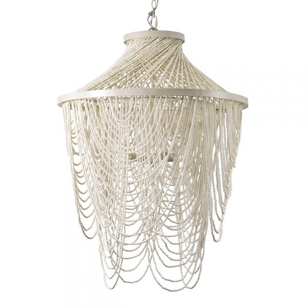 The Palecek Mariana chandelier would be gorgeous in a coastal home.