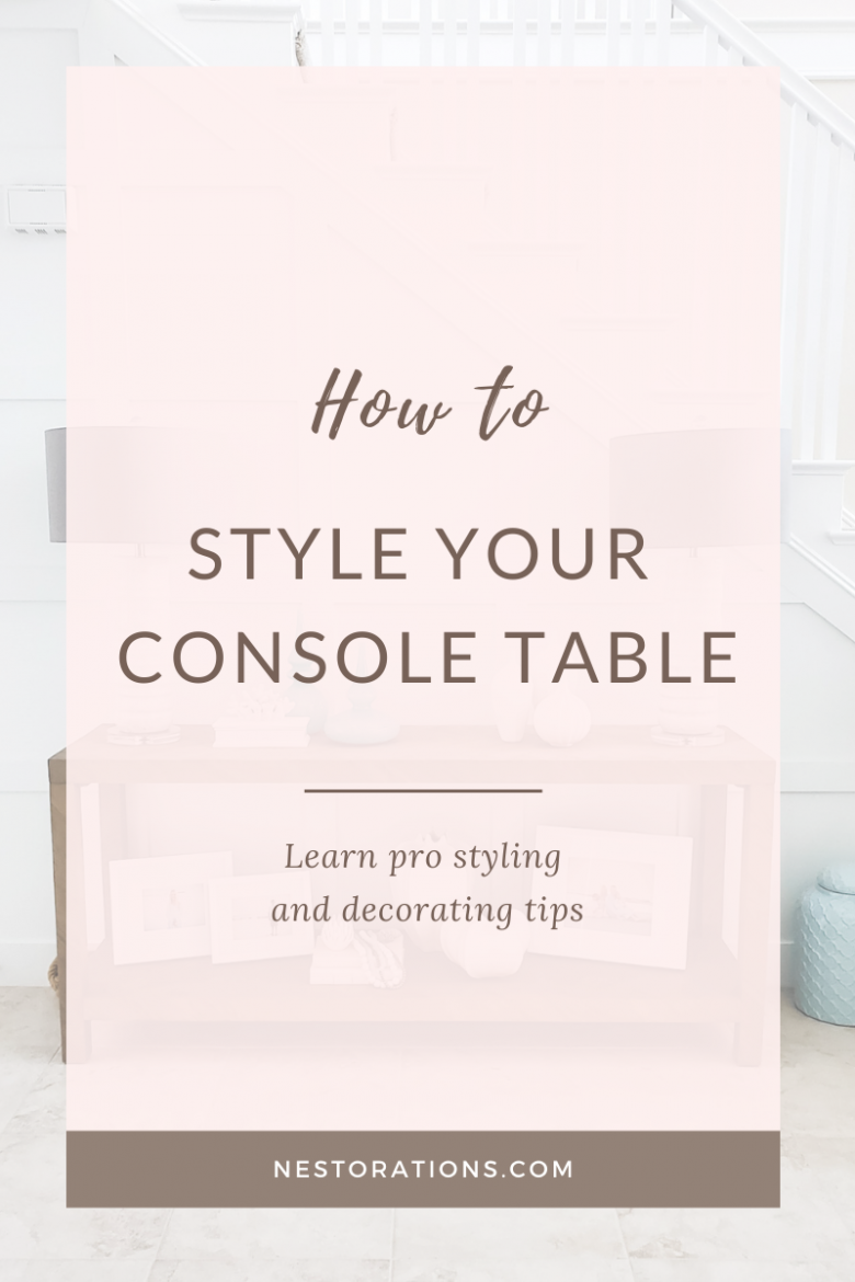Learn how to style your console table