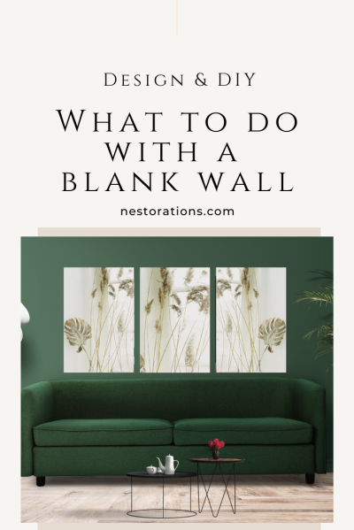 Blank wall-large art-nestorations