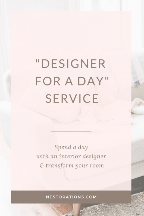 Work with an interior designer for a day & transform your room