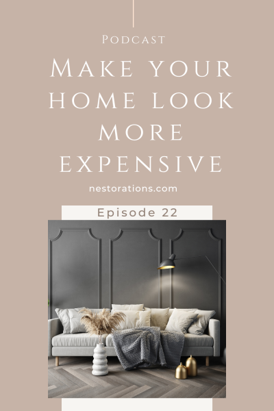 Make your home look expensive