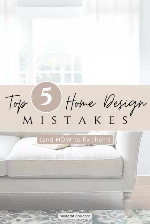 Home Design Mistakes