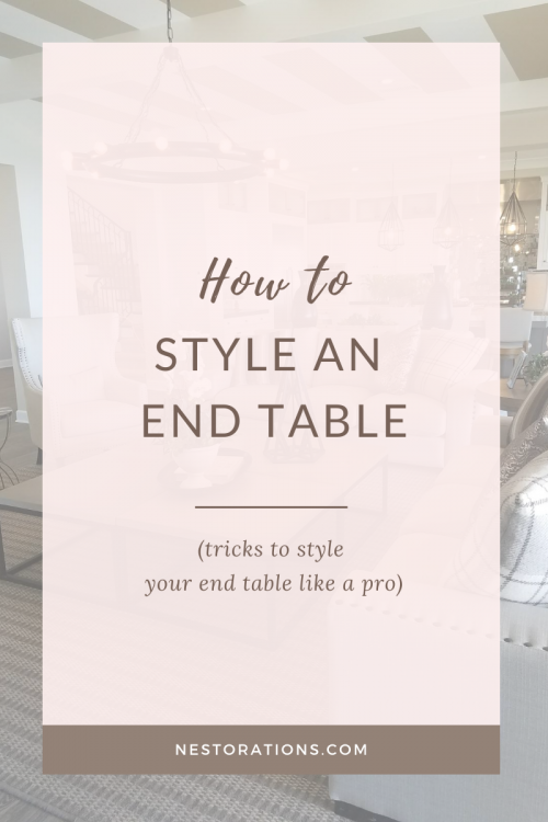 Form and function: Top tips for styling an end table with st