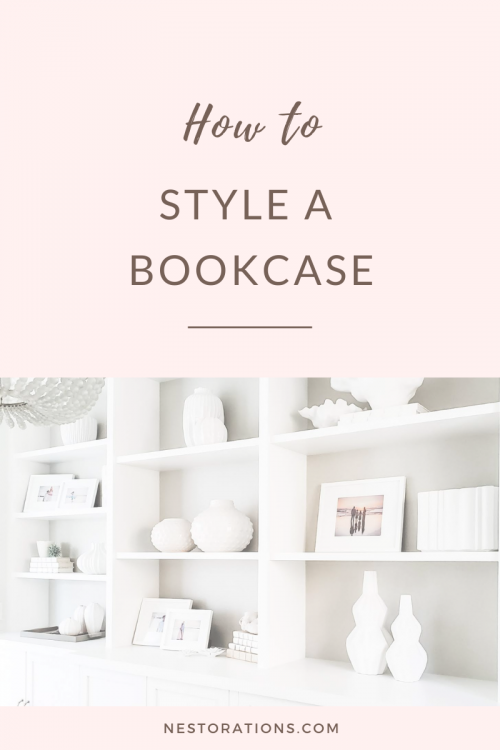 Learn tips to style your bookcase