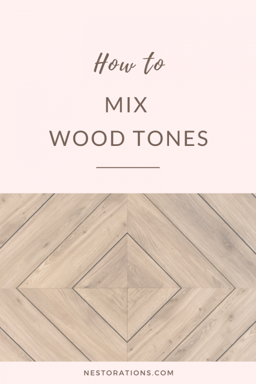 How to mix wood tones