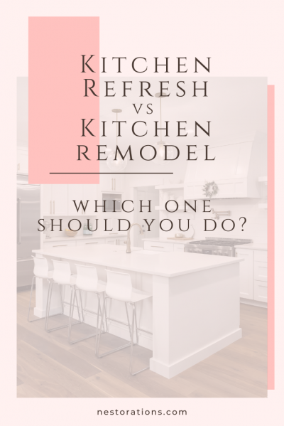 Should you do a kitchen refresh or a full kitchen renovation
