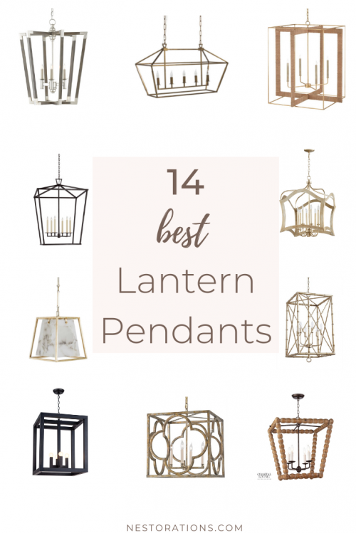 The best lantern pendants and chandeliers for your kitchen and dining room.