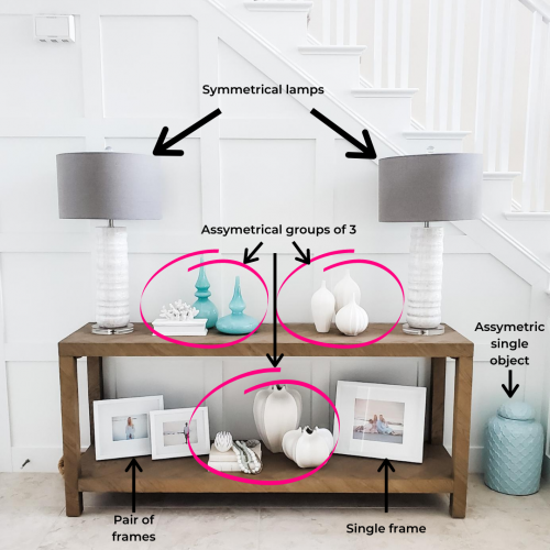 Decorate your home by following the "Rule of Three"