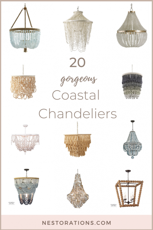 Best coastal chandeliers to give your home that beachy vibe.