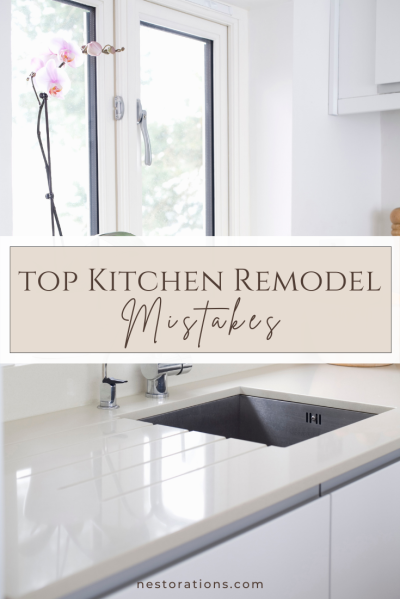 kitchen remodel mistakes