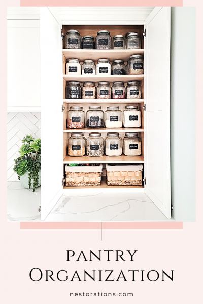 Kitchen pantry organization